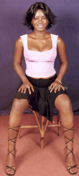 Date this happy Gabon girl Justine from  A9822