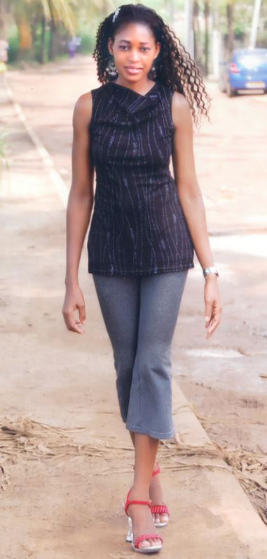 Date this voluptuous Gabon girl Hortense from Libreville GA10